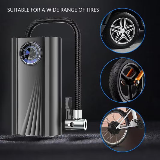 منفاخ هواء محمول للسيارة – الأمان ديالك في الطريق 🚗💨